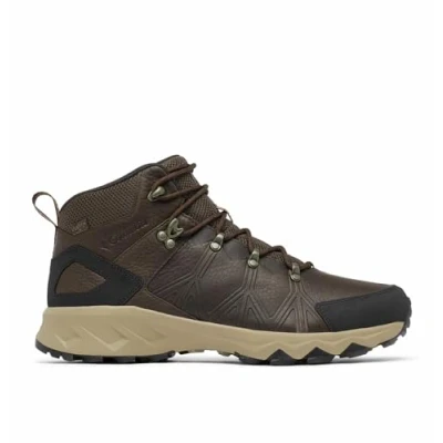Afbeelding van Columbia Peakfreak 2 Outdry lederen waterdichte halfhoge trekking en wandelschoenen voor heren, Cordovan Zwart, 42.5 EU