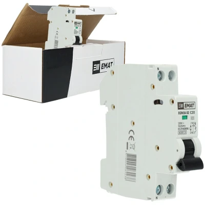 Afbeelding van Emat installatieautomaat C20 1P+N