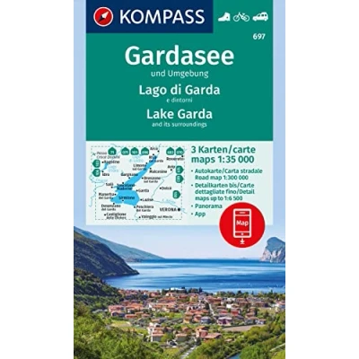 Afbeelding van 697 gardasee lago di garda: inklusive Karte zur offline Verwendung in der KOMPASS App. Fahrradfahren.
