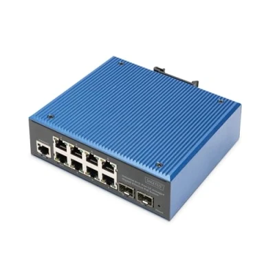 Afbeelding van Digitus DN 651157 netwerk switch Managed L2 Gigabit Ethernet (10/100/1000) Power over (PoE)