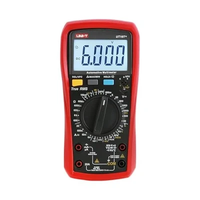 Afbeelding van UNI T UT107+ Automobile Multimeter High Precision True RMS Automatic Range Actual Value Digital Multimeter.