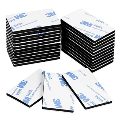Afbeelding van ZISMA Dubbelzijdige Sticky Tape 50 Stks Heavy Duty Sterke Montage Zelfklevende Foam Pads Waterdichte Rechthoek (50mm x 30mm)