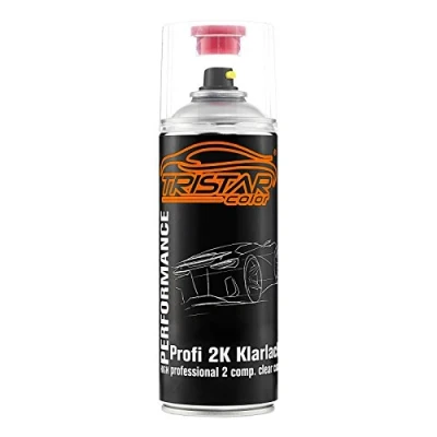 Afbeelding van 2K spuitbus professionele KLARLACK hoogglans HS 400 ml autolak