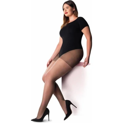 Afbeelding van Pretty Polly Panty Curves Grote Maat Plus Size Ladder Resist 3 paar Voordeelverpakking 15 Denier 1XL 48/54 Sensation