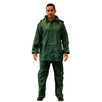 Afbeelding van Gahibre Volledig waterpak, opvouwbaar en licht, waterdicht, broek jas, groen, maat M
