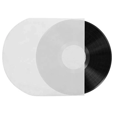 Afbeelding van platenhoezen, 7 in 100PCS platen CD speler beschermhoes hoes slijtvaste slanke platenjassen 18x18cm