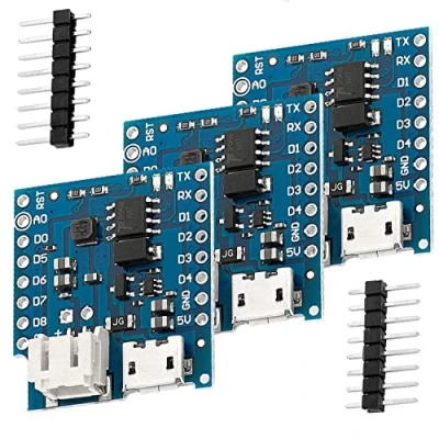 Afbeelding van AZDelivery 3 x Batterijschild voor lithiumbatterijen D1 Mini Inclusief E Book!