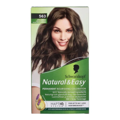 Afbeelding van Schwarzkopf Natural &amp; Easy 563 Kølig Lysebrun 60 ml