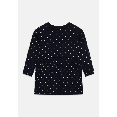 Afbeelding van NAME IT MINI jurk NMFVIVIA met stippen donkerblauw/wit