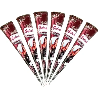 Afbeelding van Golecha 100% natuurlijke henna pasta kegels (rood bruin) No Mix, PPD, 150 g