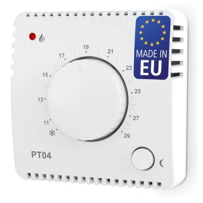 Afbeelding van Elektrobock Thermostaat, wit, 17,5 x 11 3,5 cm.