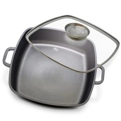 Afbeelding van Alucast serveerpan rond 32 cm