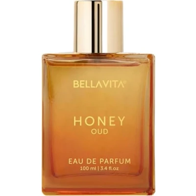 Afbeelding van BellaVita Luxury Honey Oud Unisex Perfume 100ml Vanilla with Patchouli, &amp; Bergamot Pheromone for Women Men Arabic Cologne Oil
