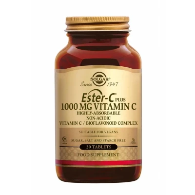 Afbeelding van Solgar C Ester Plus 1000mg Tabs 1050