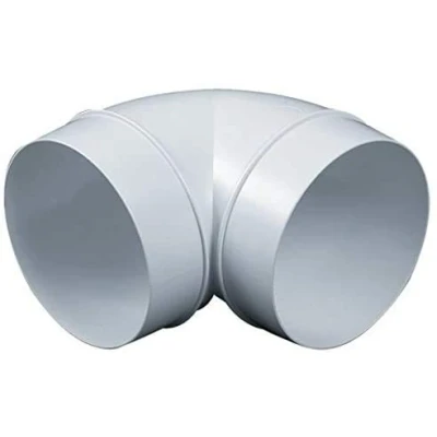 Afbeelding van Buisbocht 90 graden 100 mm ronde buis boog ventilatieslang connector adapter koppeling KO100 23