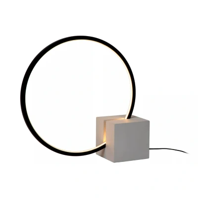 Afbeelding van Lucide CIRKELIS Tafellamp LED Dimb. 1x6W 3000K Zwart