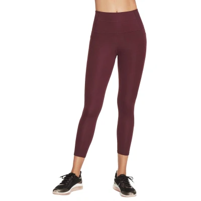 Afbeelding van Skechers Go Walk High Waisted 7/8 Legging, Vrouwen, Purper, Leggings, maat: XS