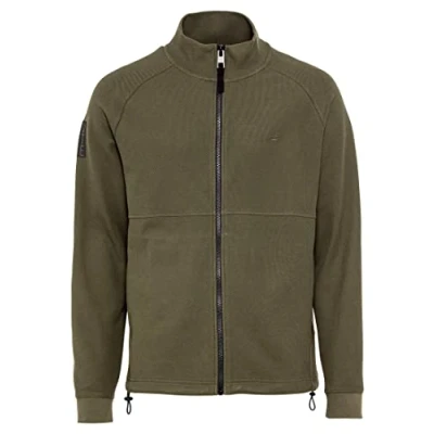 Afbeelding van Camel Active vest heren katoen groen effen