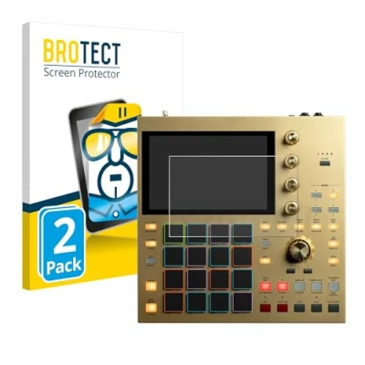 Afbeelding van BROTECT Screenprotector voor Akai MPC One Folie Beschermfolie transparant (2 Stuks)