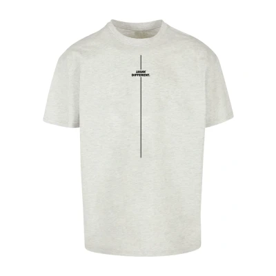 Afbeelding van Merchcode Think Different Heavy Tshirt print, Heren, Maat: 4XL, Lightgrey