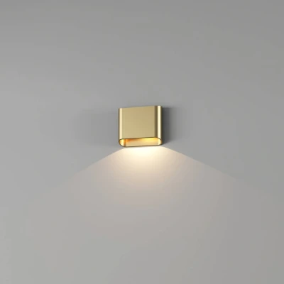 Afbeelding van Artdelight Wandlamp DIAZ 1L Goud geborsteld WL GG