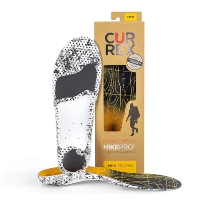 Afbeelding van CURREX HikePro inlegzool Je nieuwe dimensie van wandelen. Dynamische performance voor wandelen, hiking of wandelingen, geel (mid profile), EU 39,5 41,5 (Tag M)