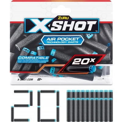 Afbeelding van X Shot Air Pocket Technology Dart Refill 20 pijltjes
