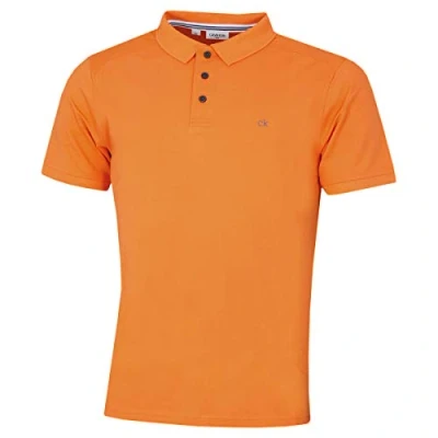 Afbeelding van Calvin Klein Campus poloshirt voor heren Oranje L