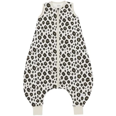 Afbeelding van Meyco babyslaapzak jumper Leopard Sand Melange