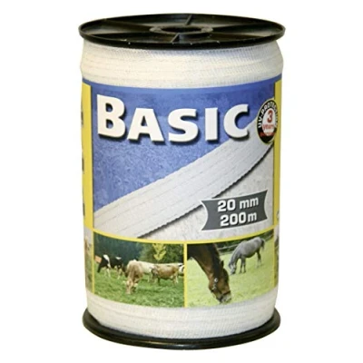 Afbeelding van Ako Lint Basic Wit 20mm 200m
