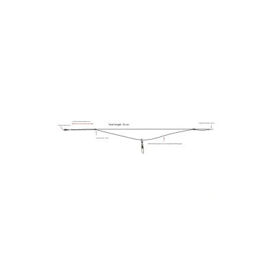 Afbeelding van Albatros Feederlink (2 pcs) Maat : Twisted Boom mono 0.38mm 11.4kg