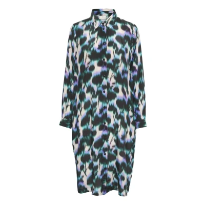 Afbeelding van Kaffe Kaamilia Blousejurk, Dames, Maat: 42, Digital flower print