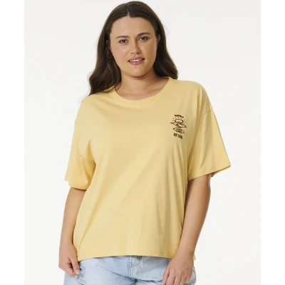 Afbeelding van Rip Curl Icons Of Surf Relaxed Tee Washed Yellow