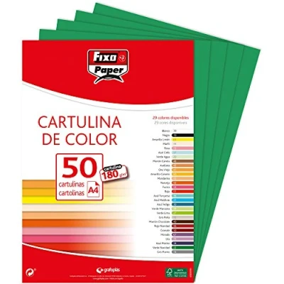 Afbeelding van Fixo Paper 1110322 karton, A4, 50 stuks, donkergroen, 180 g