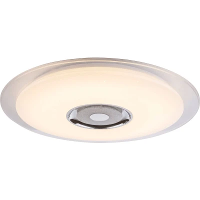 Afbeelding van Globo plafonniere Tune wit metaal 60 cm ingebouwde LED module 41341 36