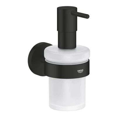 Afbeelding van Grohe start zeepdispenser met houder matte black 411952430