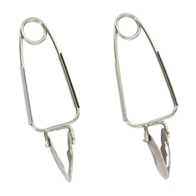 Afbeelding van Fackelmann 2 stuks, slakkenklemmen, roestvrij staal, zilver, 15 x 6 cm, pinces à escargots