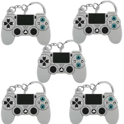 Afbeelding van PlayStation sleutelhanger PS4 grijs controller