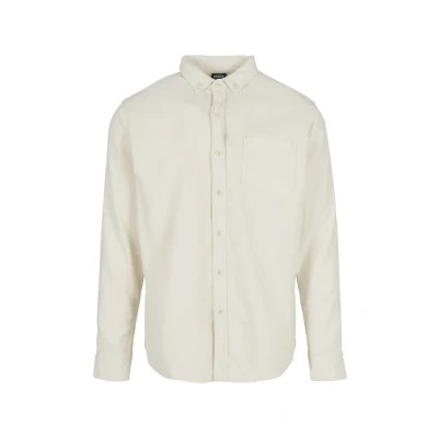 Afbeelding van Urban Classics Corduroy Shirt Overhemd, Heren, Maat: 3XL, Whitesand