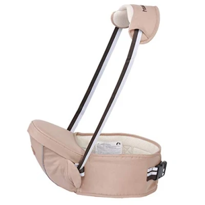 Afbeelding van Ergonomische Hipseat babydrager met schouderriem, taillekruk, zitting om te dragen baby peuters, gering gewicht en arbeidsbesparing