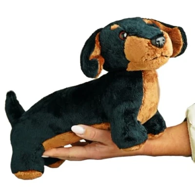 Afbeelding van PMS Pluche dier 30 cm hond teckel worst (willekeurige kleur verzonden)