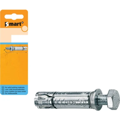 Afbeelding van pgb Europe SMART Keilbout met tapbout M8x25x70 Zn 4 st SM000T001080080H
