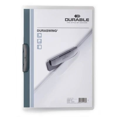 Afbeelding van Durable Klemmap Duraswing 2290 229037 Din A4 Transparant
