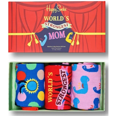 Afbeelding van Happy Socks Moederdag Giftbox 3P Maat 36 40