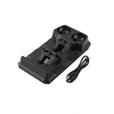 Afbeelding van Zerone 4 docks snellader station laadstation houder voor PS Move / PS4 controller