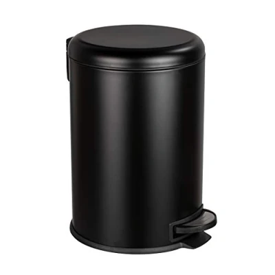 Afbeelding van WENKO Vuilnisemmer Leman Easy Close 20 l, met soft closemechanisme, industriële stijl, staal/kunststof