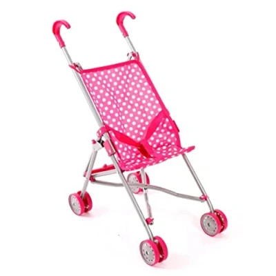 Afbeelding van Bayer Chic 2000 Poppenbuggy Funny, poppenwagen, mini buggy, stippen, roze, 600 11