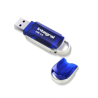 Afbeelding van Integral 256 GB USB 3.2 Gen 1 Flash Drive Courier Blauw tot 120 MBs