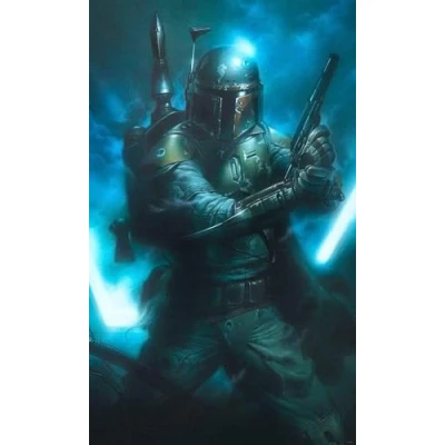 Afbeelding van Komar Vliesbehang Star Wars Classic Bounty Hunter (set)