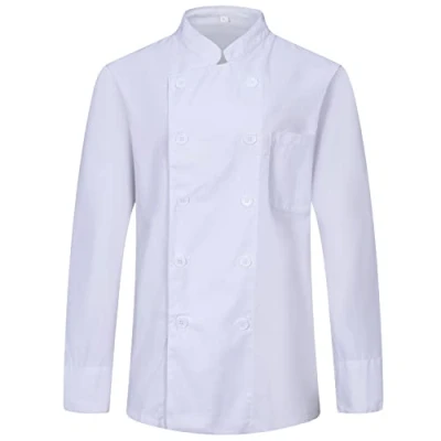 Afbeelding van MISEMIYA Chef Jassen Gentleman met Korte Mouwen Ref.8421, 842 Wit, 5XL